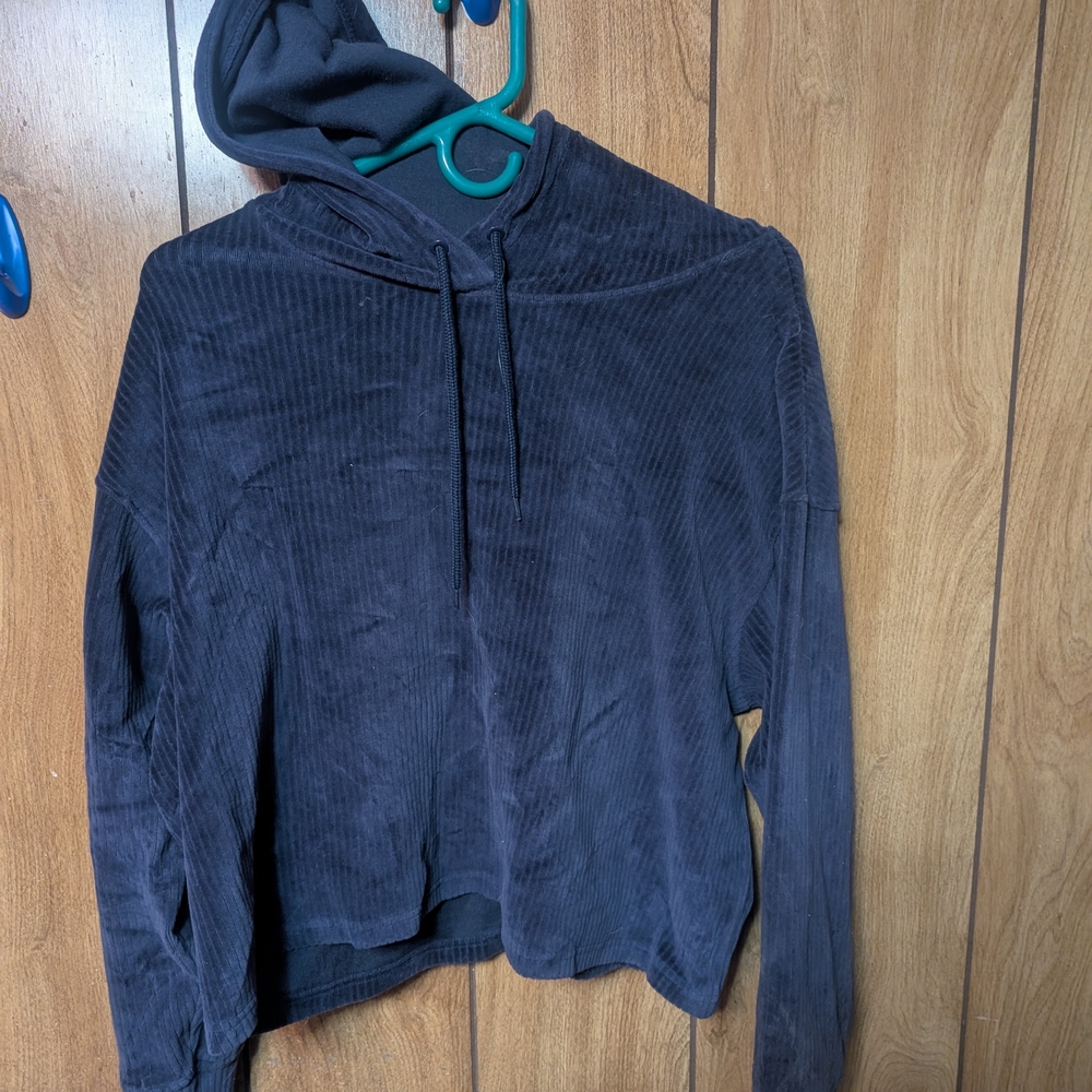 Avia Deep Blue Cotton Blend Hoodie